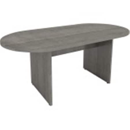 Lorell Weathered Charcoal Laminate DeskingCharcoal Gray 72 x 29.5 x 36 in. LLR69569